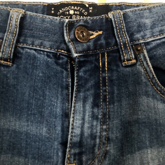 Lucky Brand Womens Straight Leg Mid Rise Jeans Size 14/27 Medium Wash - Picture 5 of 13